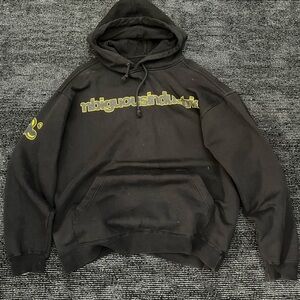 Black Ambiguous hoodie Skater brand Y2K